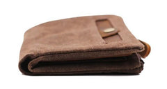 Mens Canvas Small Wallets for men Bifold Cool Men billfold Small Wallet - imessengerbags