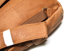 Leather Brown Mens Backpacks Cool Travel Backpack Laptop Backpack for men