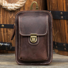 Leather Belt Pouch Mens Small Cases Waist Small Bag for Men - imessengerbags