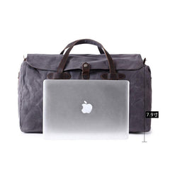 Mens Waxed Canvas Weekender Bags Canvas Travel Bag Canvas Overnight Bag for Men - imessengerbags