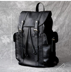Black Leather Mens 15