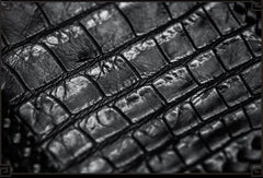 Handmade Leather Black Mens Chain Biker Wallet Cool Leather Wallet Long Clutch Wallets for Men