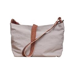 Cool Canvas Leather Mens Side Bag 14 inches Green Canvas Courier Bags Canvas Messenger Bag for Men - imessengerbags
