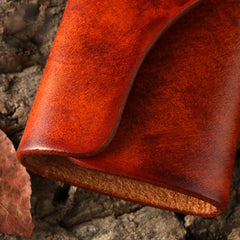 Handmade Leather Mens Cool Key Wallet Car Key Holder Car Key Case for Brown Men - imessengerbags