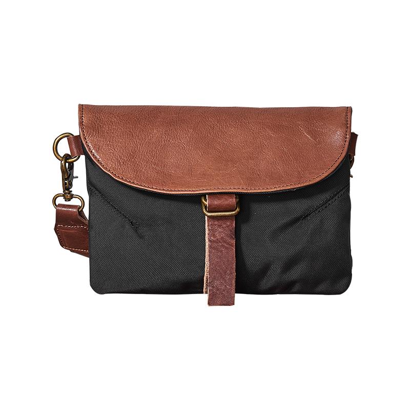 Cool Canvas Leather Mens Messenger Shoulder Bag Small Canvas Side Bag Courier Bags for Men - imessengerbags