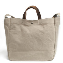Cute Canvas Mens Womens White Handbag Tote Bag Shoulder Bag Tote Purse For Men - imessengerbags