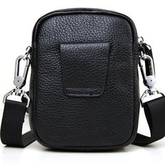 Leather Mens Cell Phone Holster Belt Pouch Mens Waist Bag Shoulder Bag for Men