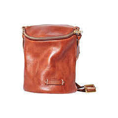 Fashion Brown Leather Mens Womens Bucket Side Bag Black Bucket Messenger Bag For Men and Women - imessengerbags