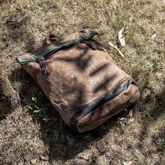Vintage Canvas Backpack for men Travel Bag for men - imessengerbags
