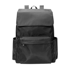 Fashion Black Mens Nylon Backpack Travel Backpacks 15‘’ Laptop Backpack College Bag for men - imessengerbags