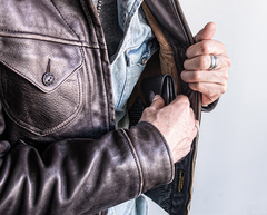 Genuine Leather Mens Cool billfold Leather Wallet Men Small Wallets Bifold for Men - imessengerbags