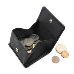 Leather Mens Small Change Wallet Coin Wallet Front Pocket Wallet for Men