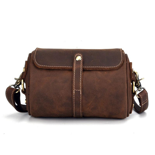 Retro Fashion Leather Mens Shoulder Bag Sling Bag For Men - imessengerbags