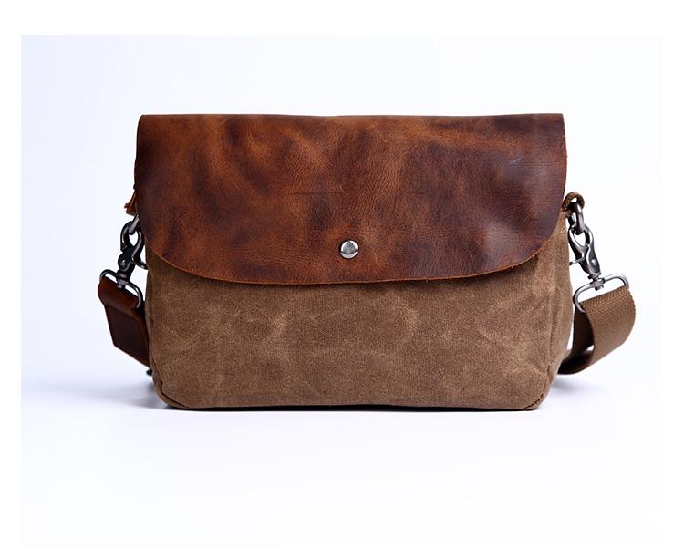 メッセンジャーバッグ Wax canvas leather 1_6e1c743d-332e-4079-9565-