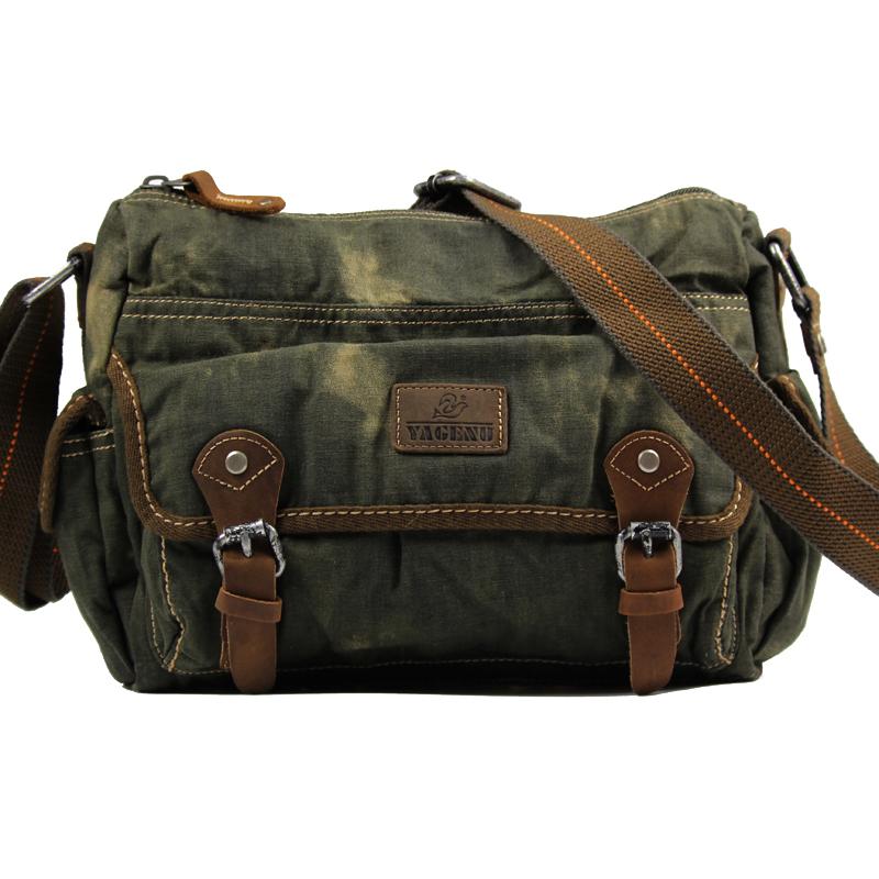 Denim Coffee Mens 10 inches Messenger Bag Dark Green Jean Postman Bag Courier Bag For Men - imessengerbags