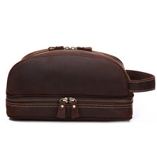 Cool Leather Mens Work Clutch Bag Wristlet Bag Clutch Handbag For Men - imessengerbags