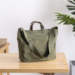 Canvas Mens Womens Large Side Bag Postman Bag Handbag Tote Bag Messenger Bag for Men