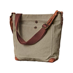Cool Canvas Mens Womens Green Side Bag 12 inches Canvas Messenger Bags Courier Bag for Men Women - imessengerbags