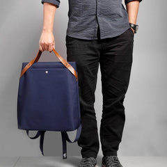 Cool Polyester Cloth PVC Men's Travel Backpack Large Briefcase Computer Handbag For Men - imessengerbags