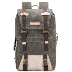 CANVAS WATERPROOF MENS CANON CAMERA BACKPACK 15'' LARGE NIKON CAMERA BAG DSLR CAMERA BAG FOR MEN - imessengerbags