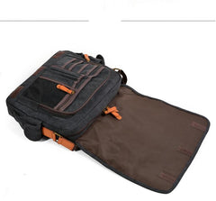 Cool Casual Canvas Mens 15.6'' Side Bag Shoulder Bag Large Messenger Bag For Men