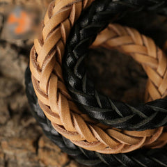 Handmade Leather Braided Wallet Chain Biker Wallet Chain Trucker Chain for Men