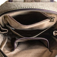Canvas Mens Cool Chest Bag Sling Bag Crossbody Bag Travel Bag Hiking Bag for men