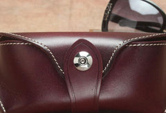 Handmade Mens Leather Glasses Case Glasses Box Glasses Holder For Men - imessengerbags