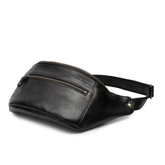 Brown LEATHER MENS FANNY PACK FOR MEN BUMBAG Black WAIST BAGS FOR MEN