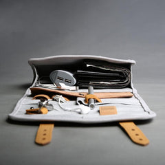 Fashion Canvas Men's Trifold Multi-Function Digital Storage Bag Mobile Phone Bag For Men - imessengerbags