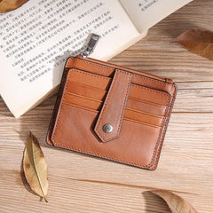 Leather Mens Card Wallets Cool Card Holders Card Holder Wallet Black Front Pocket Wallet For Men