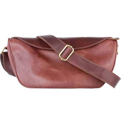 Brown Cool Leather Mens Saddle Messenger Bag Black Courier Bag Black Postman Bag For Men - imessengerbags