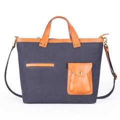 Canvas Leather Mens 14