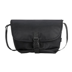 Cool Black Mens 10 inches Nylon Cloth Side Bag Black Messenger Bags Postman Bag for Men
