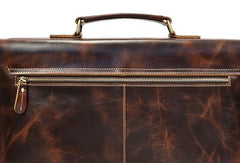 VINTAGE LEATHER MENS Large BRIEFCASEs BUSINESS BRIEFCASE Cool SHOULDER BAG HANDBAGS FOR MEN - imessengerbags