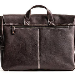 Genuine Leather Mens Messenger Bag Briefcase Laptop Bag Bike Bag Cycling Bag for men