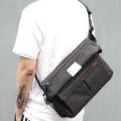 Cool OXFORD CLOTH PVC Men's Shoulder Bag School Bag Messenger Bag For Men - imessengerbags