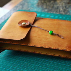 Handmade Cool Mens Leather Cell Phone Holsters Belt Pouch Waist Bag for Men
