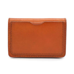 Leather Mens Envelope Front Pocket Wallet Card Wallet Cool Small Change Wallet for Men