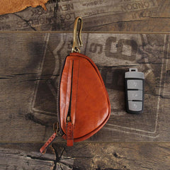 Genuine Leather Mens Cool Key Wallet Car Key Change Coin Holder Car Key Case for Men - imessengerbags