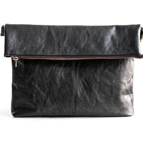 Genuine Leather Mens Cool Messenger Bag iPad Bag Chest Bag Bike Bag Cycling Bag for men - imessengerbags