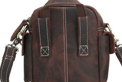 Cool Leather Mens Camera Bag Small Shoulder Bag Crossbody Bag For Men