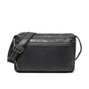 Fashionable Black Leather Mens Tan Side Bag Messenger Bags Casual Courier Bags for Men - imessengerbags