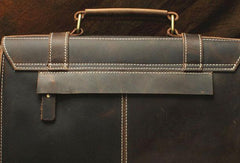 Vintage Leather Messenger Bag Briefcase Handbag Cool Shoulder Bag For Men