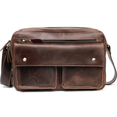 Black Leather Mens Casual 10