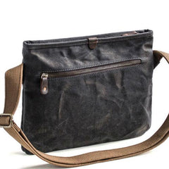 Canvas Mens Cool Small Messenger Bag iPad Bag Chest Bag Bike Bag Cycling Bag for men