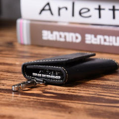 Handmade Leather Mens Cool Key Wallet Car Key Holder Car Key Case for Men - imessengerbags