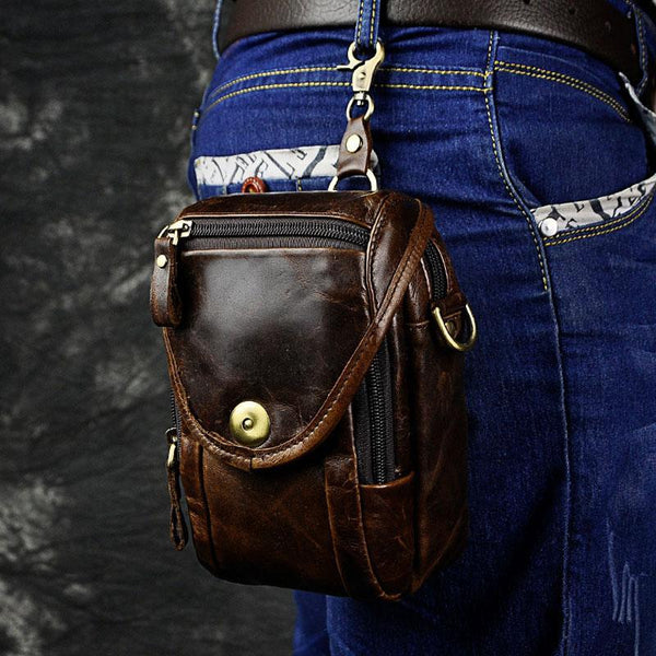 Leather Cell Phone Holster Belt Pouches for Men Waist Bag BELT BAG Shoulder Bag For Men