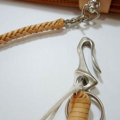 Leather Braided Biker Trucker Wallet Chain Hook for Chain Wallet Biker Wallet Trucker Wallet