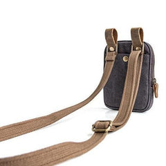 Canvas Belt Pouch Mens Waist Bag Hip Pack Belt Bag Fanny Pack Bumbag for Men